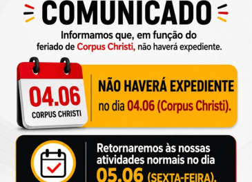 Feriado Corpus Christ 2026