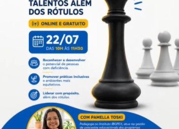Palestra - Inclus&atilde;o Estrat&eacute;gica: Desenvolvendo Talentos Al&eacute;m dos R&oacute;tulos.